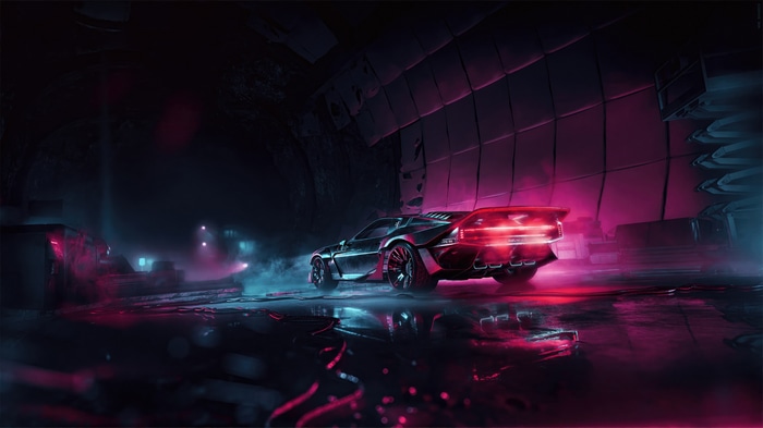 Quadra Turbo R V Tech from Cyberpunk 2077 4K