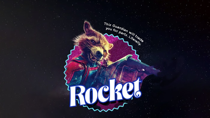 Rocket Raccoon from Guardians of the Galaxy Vol. 3