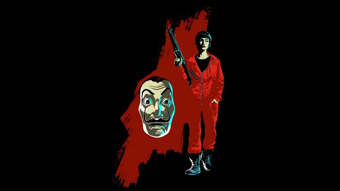 Tokyo and Dali mask from Money Heist
