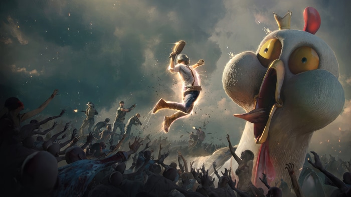 PUBG Player Jumps Over Zombies with Giant Chicken