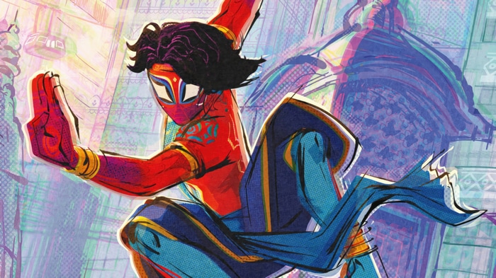 Spider-Man Pavitr Prabhakar in Spider-Man Across the Spider-Verse