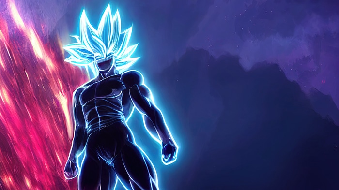 Goku in Super Saiyan Blue 4K