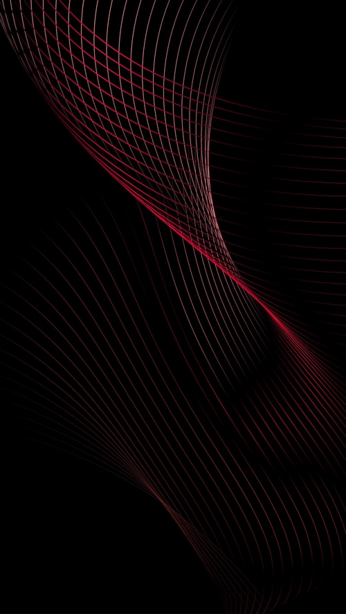 Abstract dark digital art with red lines