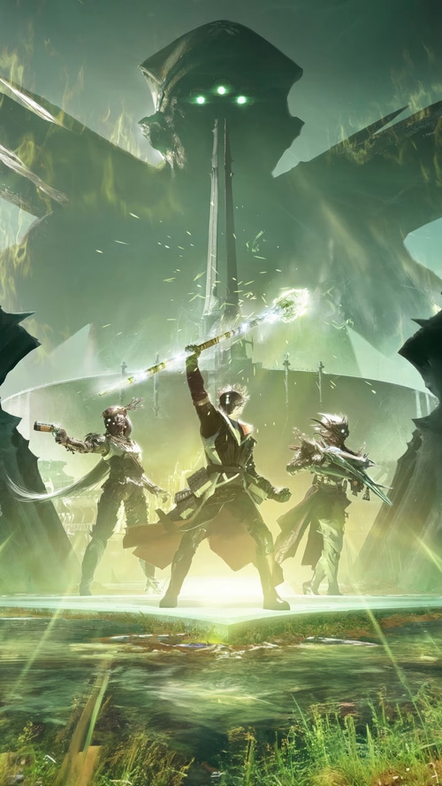 Destiny 2 The Final Shape characters in a mystical setting