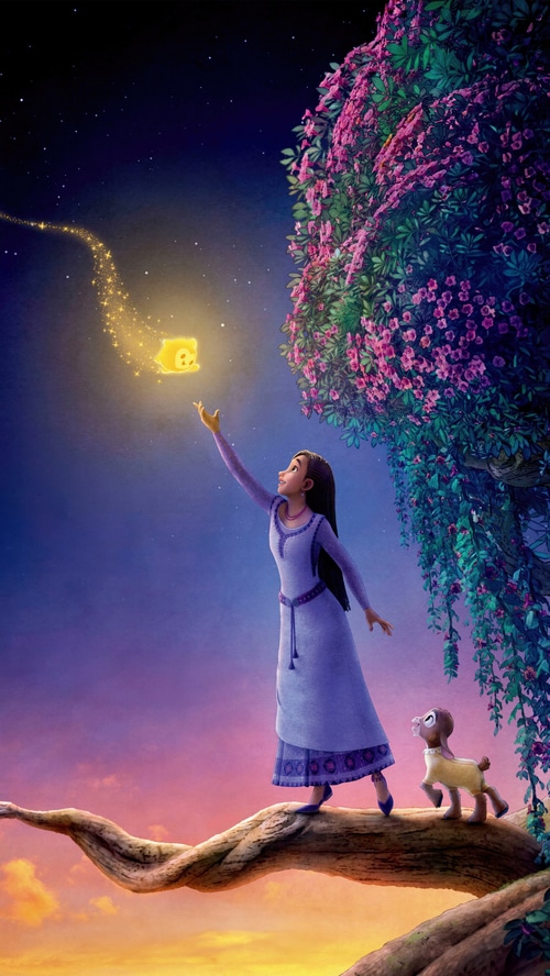 Disney's Wish: Girl Reaching for a Star