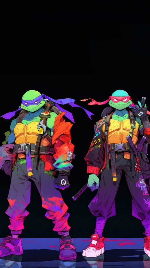 Teenage Mutant Ninja Turtles 4K Artwork