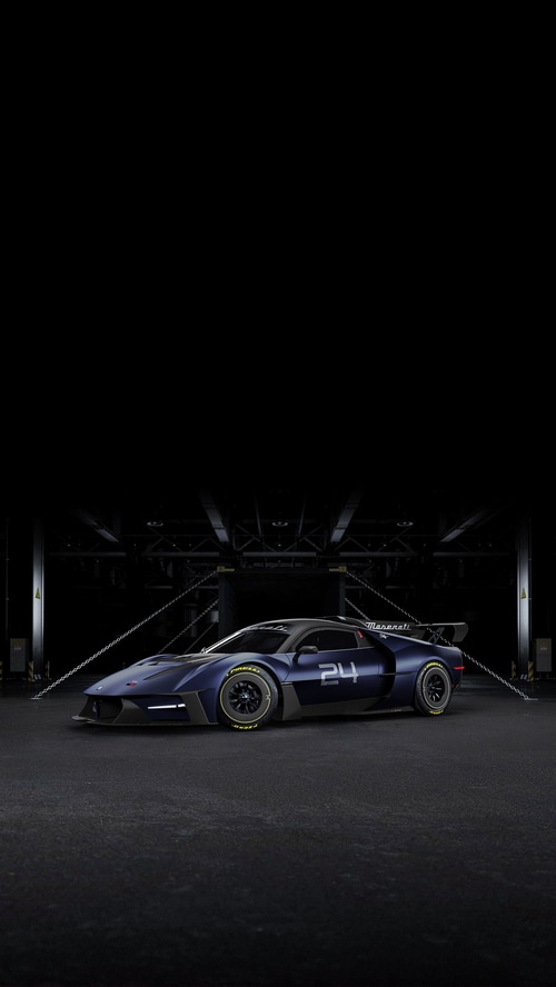 Maserati MCXtreme race car with number 24