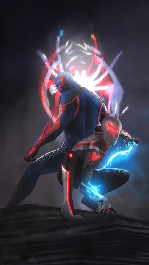 Spider-Man 2099 and Spider-Man Artwork