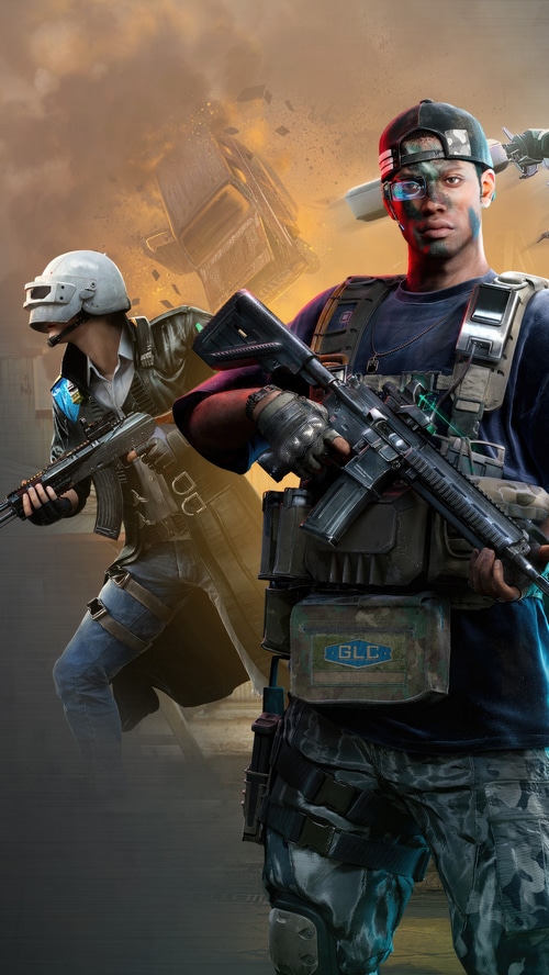 PUBG New State Mobile characters with guns