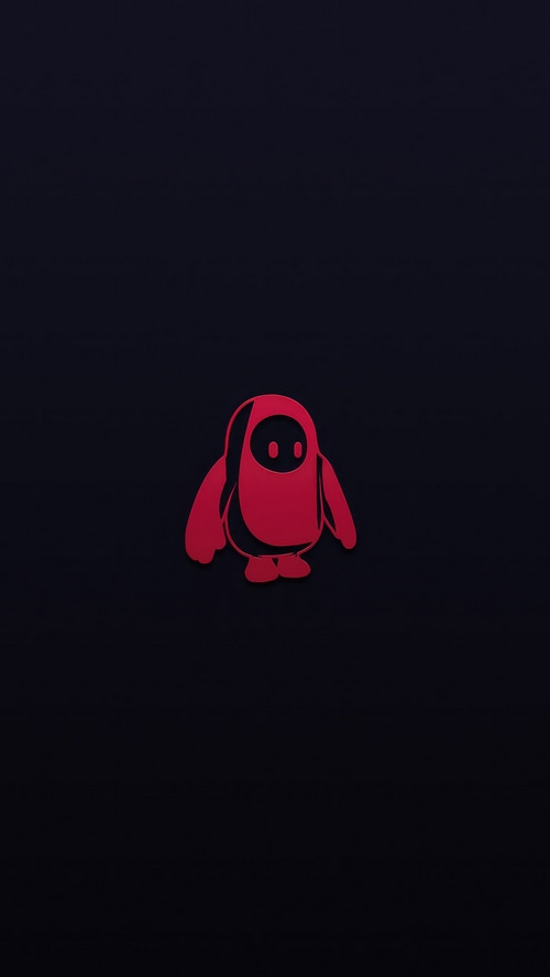 Fall Guys minimalist logo 4K