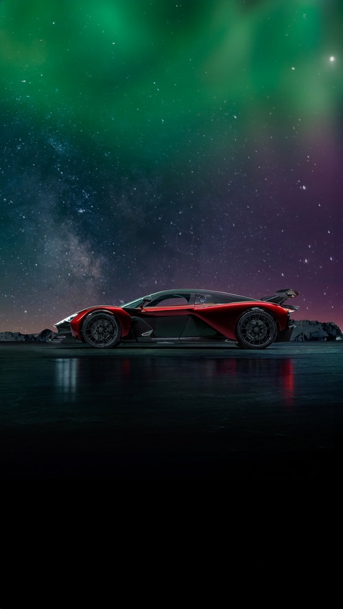 Zenvo Aurora AGIL sports car under the stars