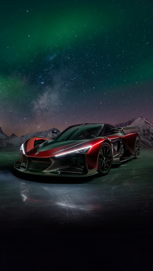Zenvo Aurora Agil sports car under the night sky