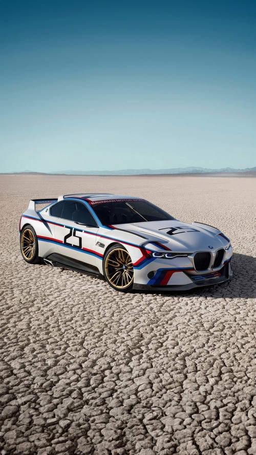 BMW 3.0 CSL Hommage R Concept Car in Desert