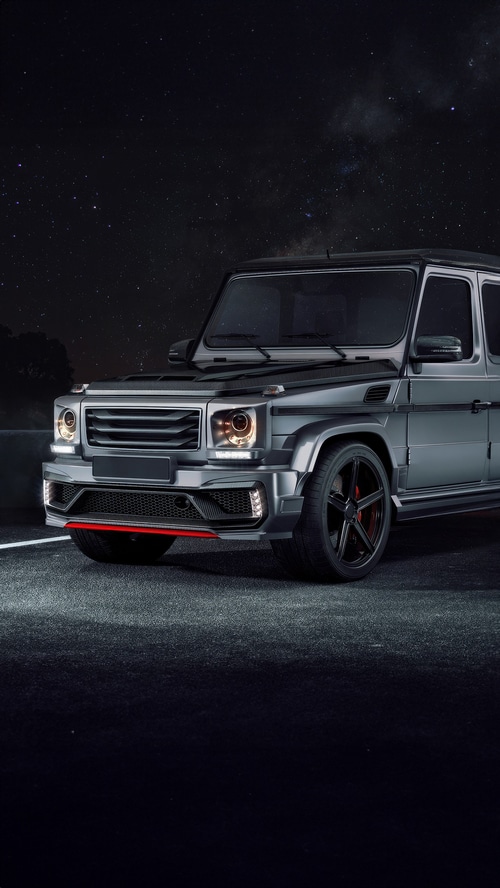 Mercedes-Benz G-Class SUV at Night