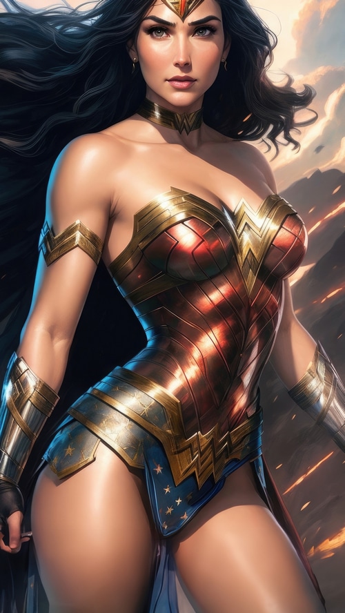 Wonder Woman Artwork 4K