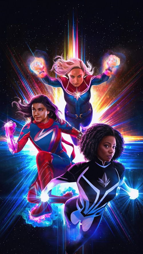 The Marvels: Captain Marvel, Ms. Marvel, and Monica Rambeau