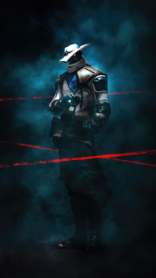 Cypher from Valorant 4K artwork