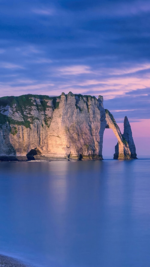 The Arch of Etretat in France