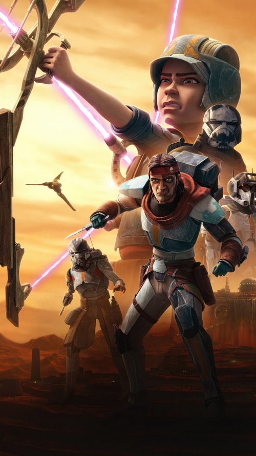 Star Wars The Bad Batch Characters in Action