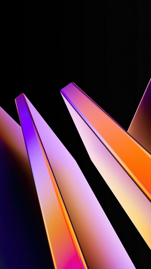 Abstract digital art with gradient colors