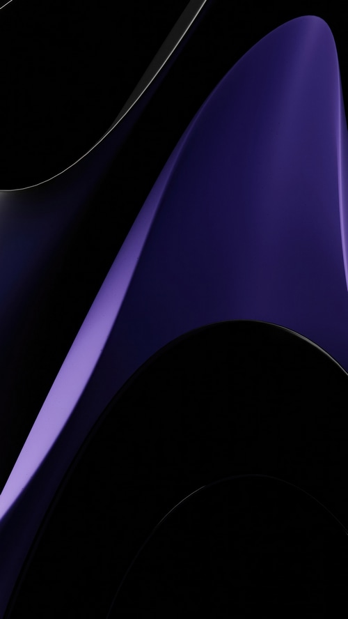 Abstract digital art with purple and black.