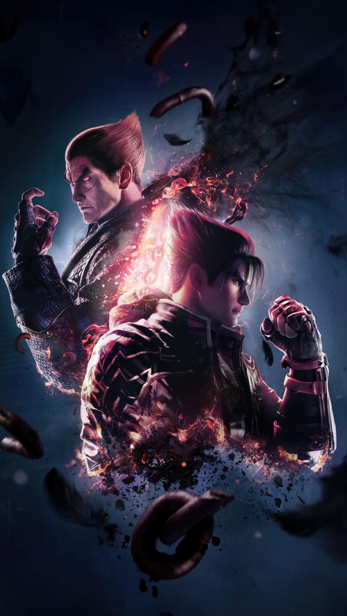 Jin Kazama and Kazuya Mishima from Tekken 8