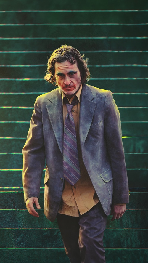 Joker 2 Joaquin Phoenix on Stairs 4K