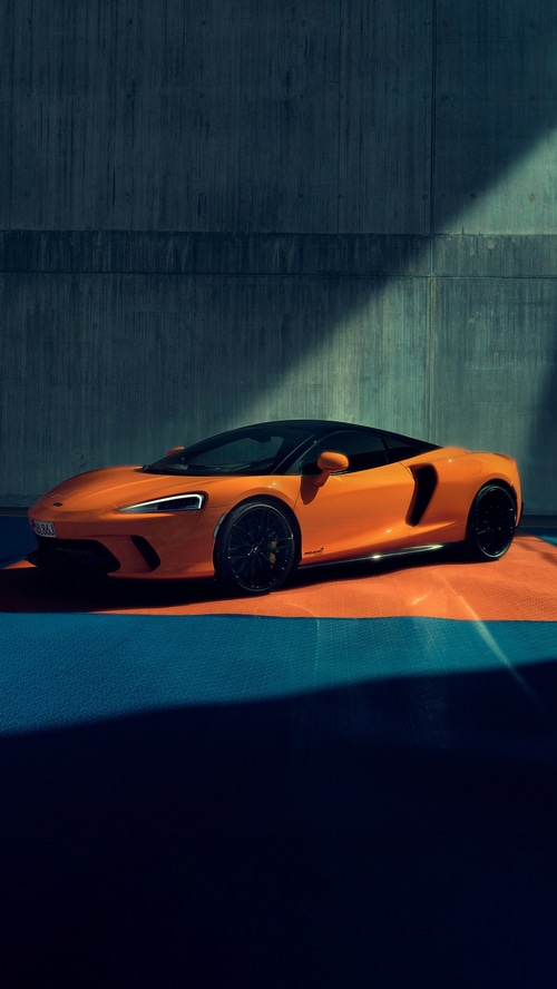 Orange McLaren GT 4K