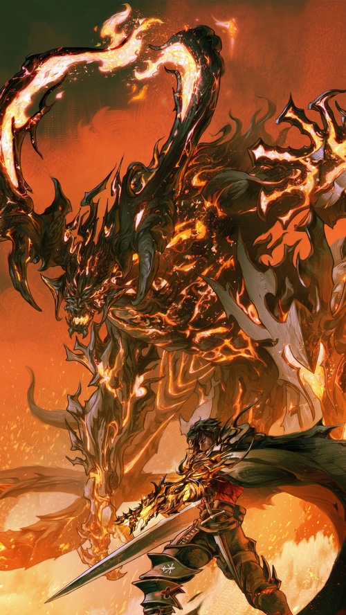 Clive vs. Ifrit in Final Fantasy XVI