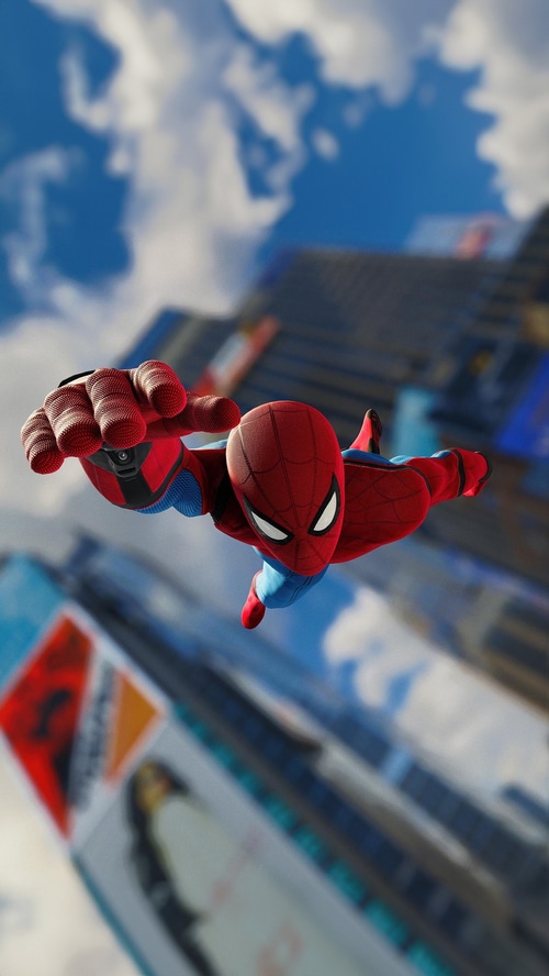 Marvel's Spider-Man 2: Spiderman swings through the city