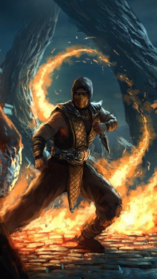 Scorpion from Mortal Kombat 11 4K