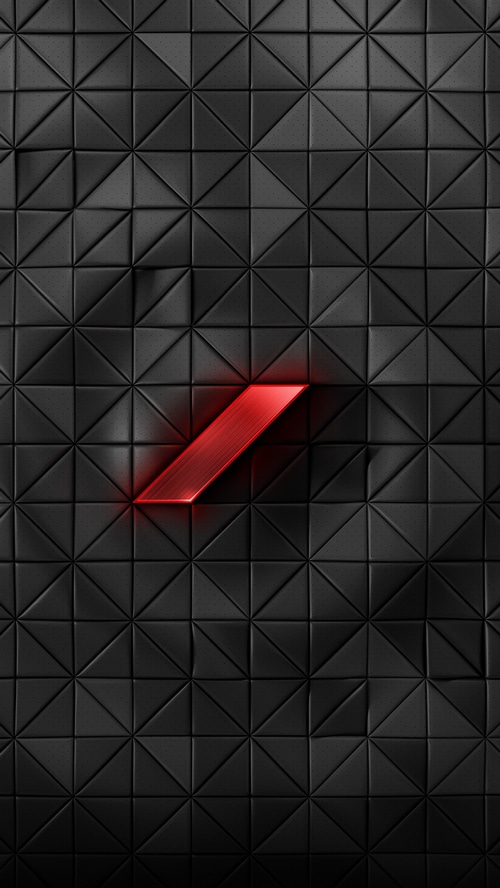 MKBHD Red Abstract Geometric Pattern 4K