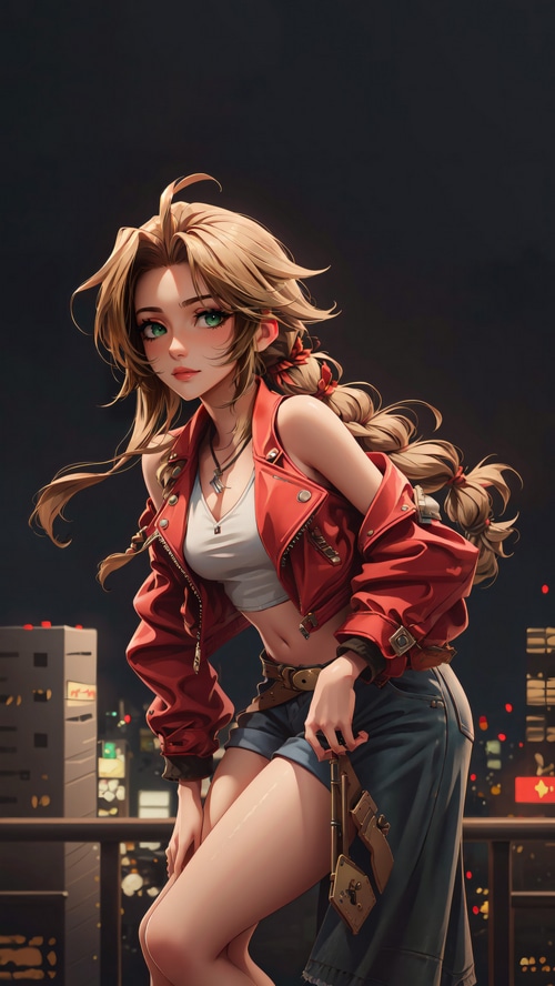 Aerith Gainsborough from Final Fantasy in 4K