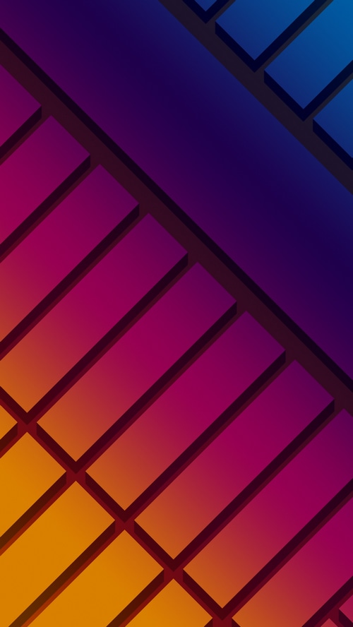 Abstract gradient rectangles on a dark background