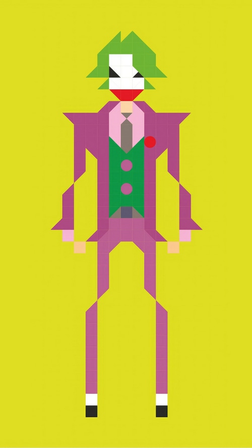 The Joker in a Purple Suit Artwork
