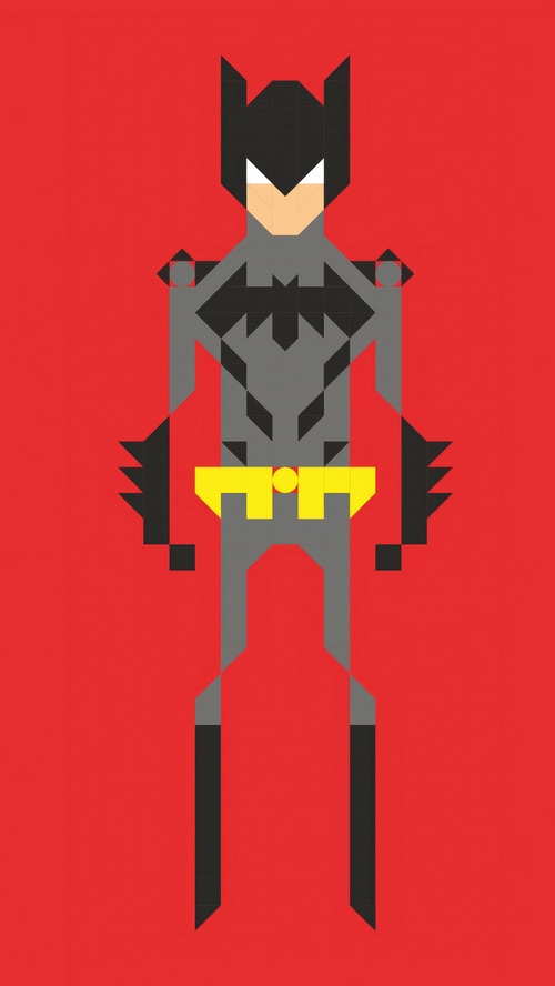 Minimalist Batman Artwork