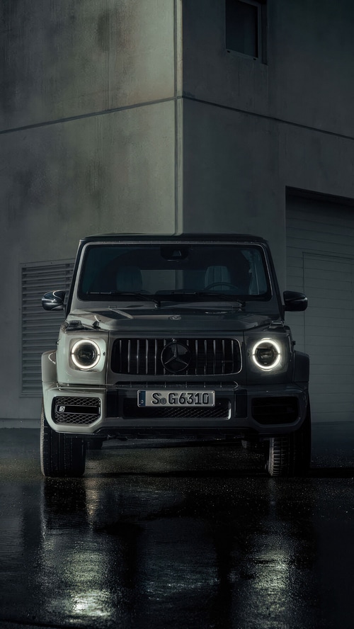 Mercedes-Benz G-Class G 63 parked on wet ground