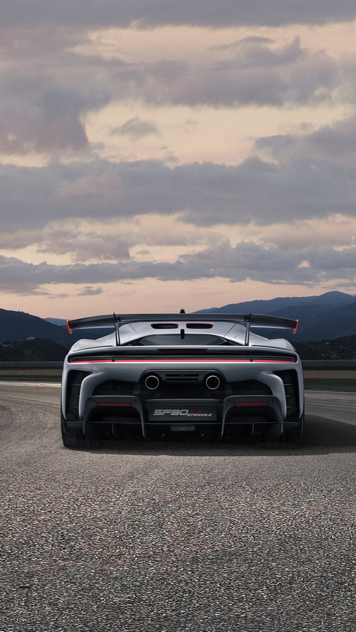 Ferrari SF90 XX Stradale rear view