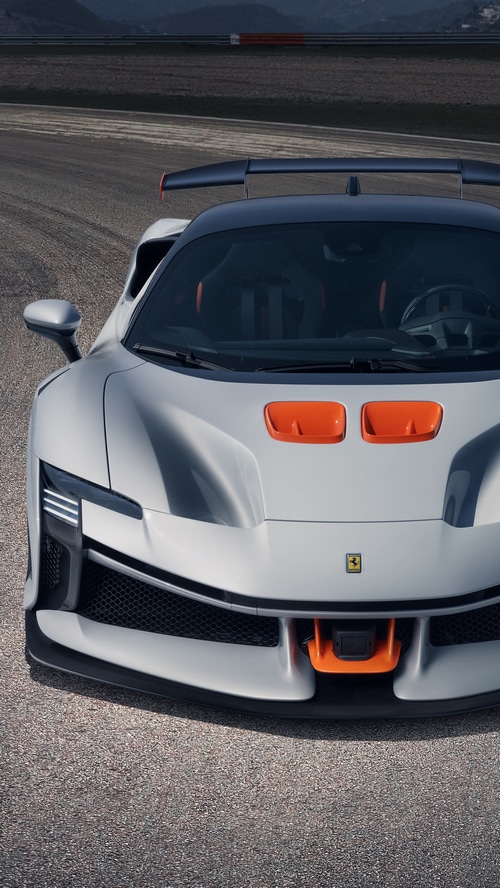 Ferrari SF90 XX Stradale on a Racetrack