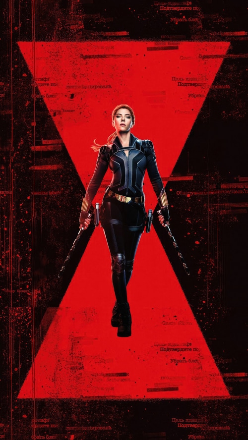 Black Widow Poster with Scarlett Johansson