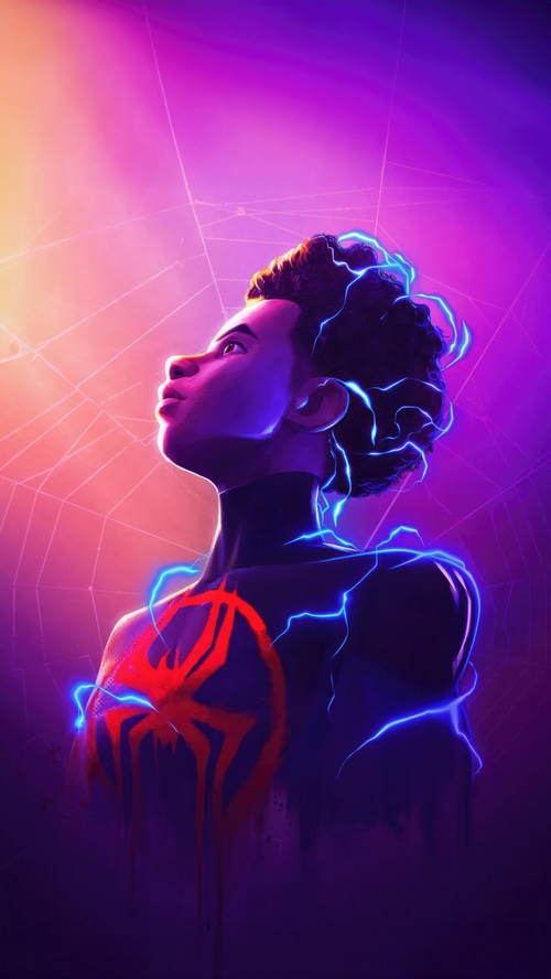 Miles Morales Spider-Man Across the Spider-Verse Poster
