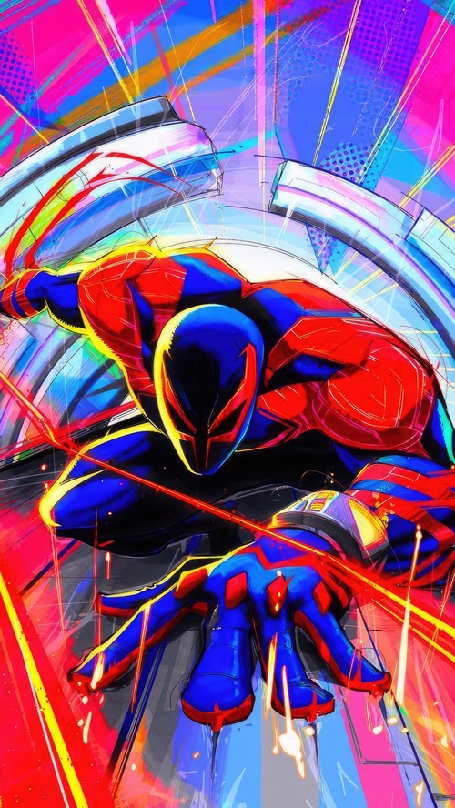 Spider-Man 2099 in a dynamic pose
