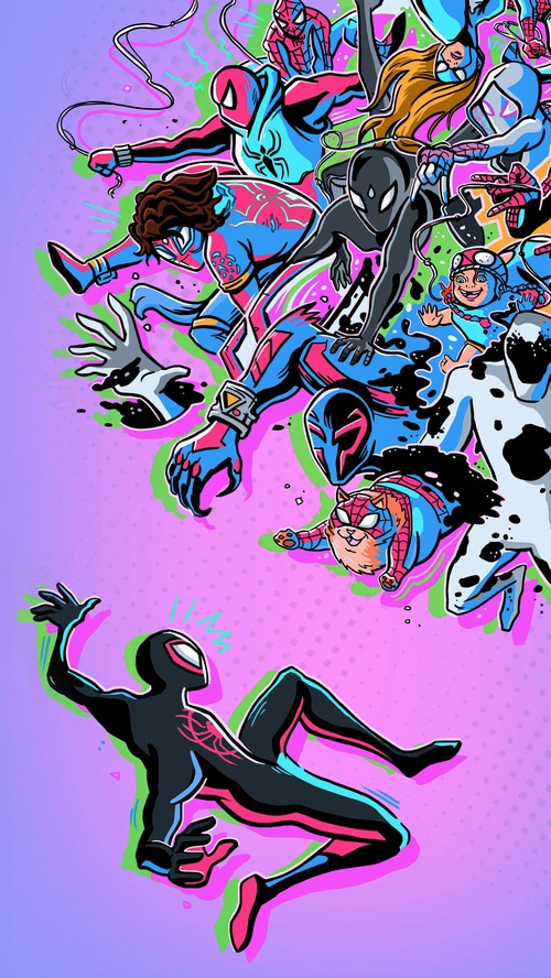 Spider-Man: Across the Spider-Verse Characters Artwork