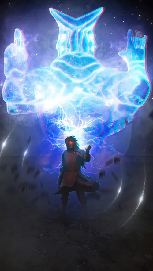Madara Uchiha summons Susanoo in Naruto