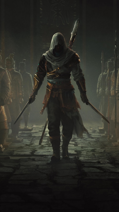 Assassin's Creed Codename Jade warrior with swords