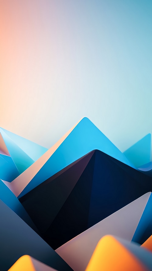 Abstract 3D digital art artwork