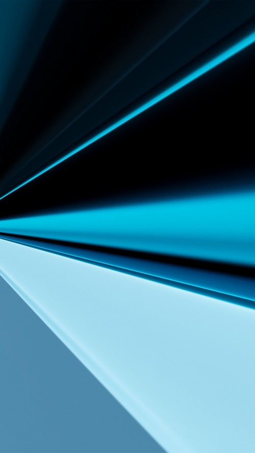 Abstract digital art with blue and black lines
