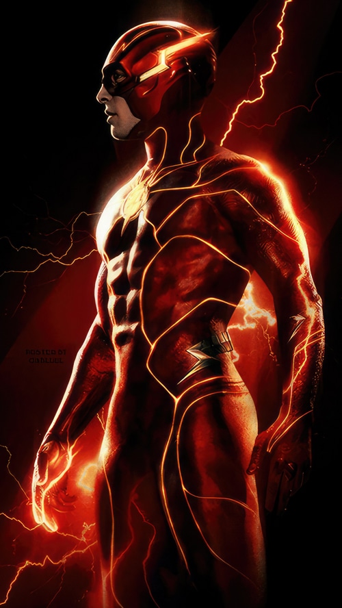 The Flash Movie Artwork 4K