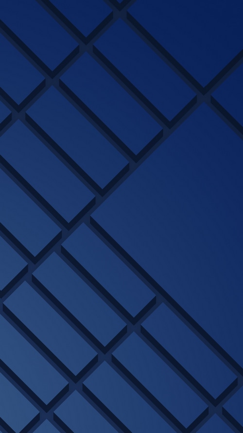 Abstract blue rectangles with shadows