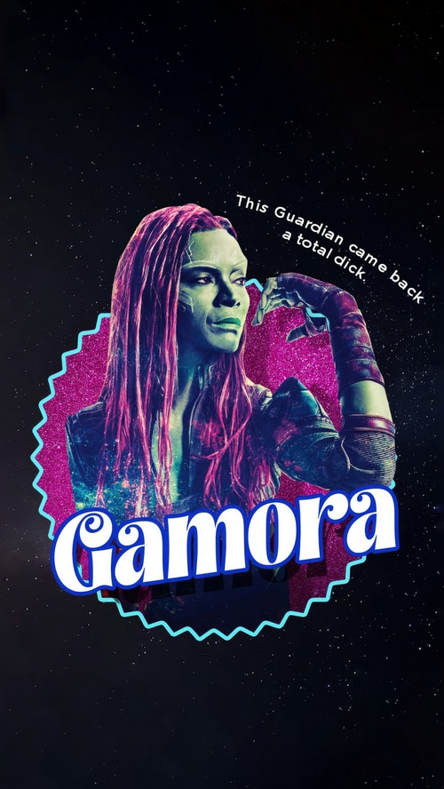 Gamora from Guardians of the Galaxy Vol. 3 4K